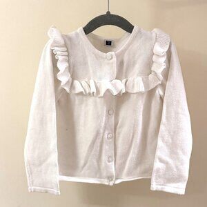 Janie & Jack Girls Ruffle Cardigan Size 4, Toddler